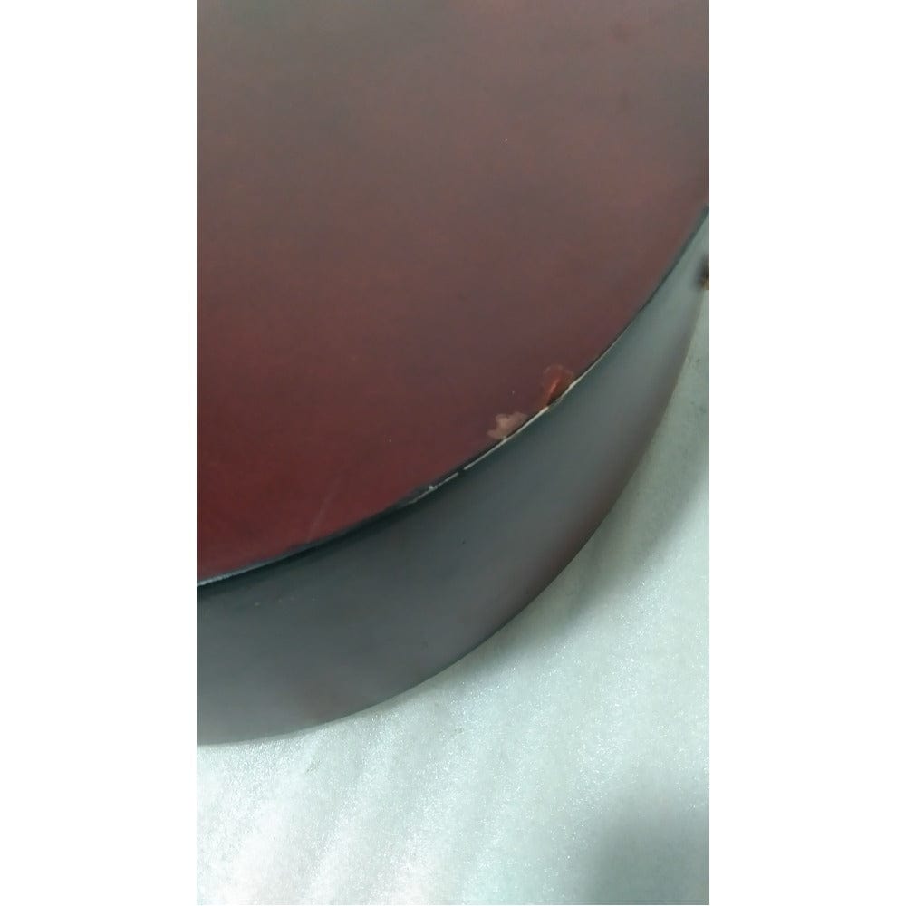 henrix acoustic guitars henrix 40c 40-inch cutaway acoustic guitar with dual action truss rod, gigbag, picks, string set, strap, cloth & ebook - open box b stock #barcode_