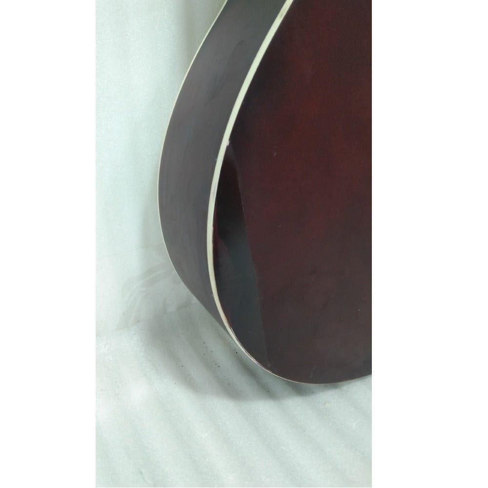henrix acoustic guitars henrix 40c 40-inch cutaway acoustic guitar with dual action truss rod, gigbag, picks, string set, strap, cloth & ebook - open box b stock #barcode_202301993189
