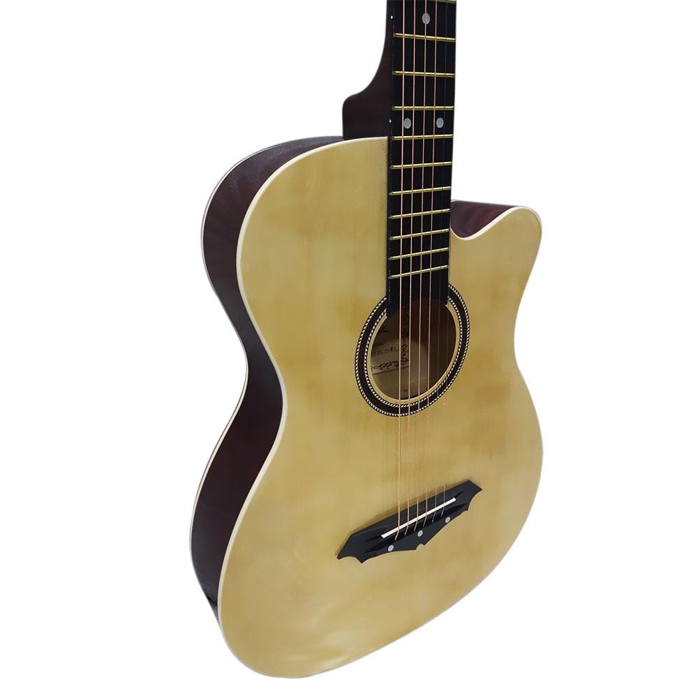 henrix acoustic guitars henrix pro 38 inch 6 string cutaway acoustic guitar - open box