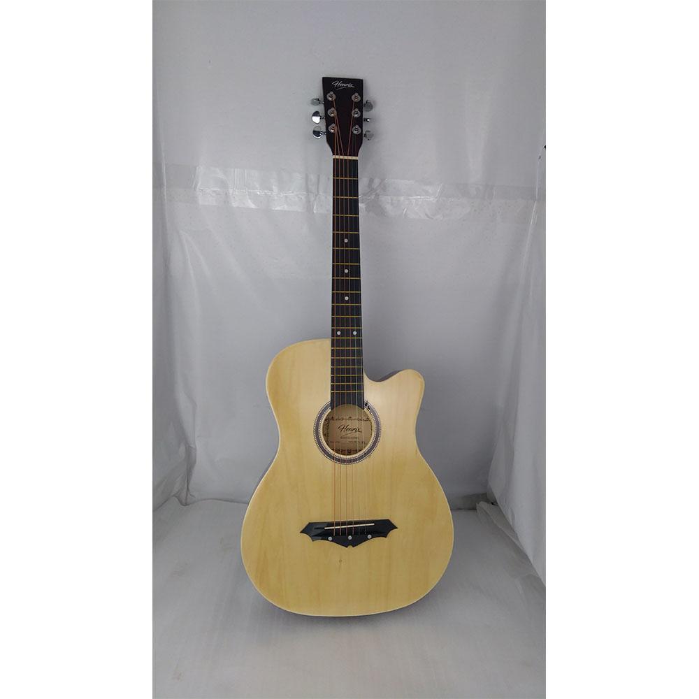 henrix acoustic guitars henrix pro 38 inch 6 string cutaway acoustic guitar - open box b stock