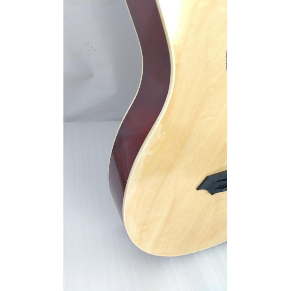henrix acoustic guitars henrix pro 38 inch 6 string cutaway acoustic guitar - open box b stock