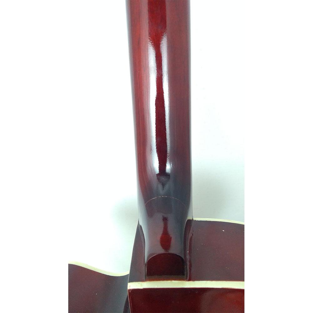 henrix acoustic guitars henrix pro 38 inch 6 string cutaway acoustic guitar - open box b stock