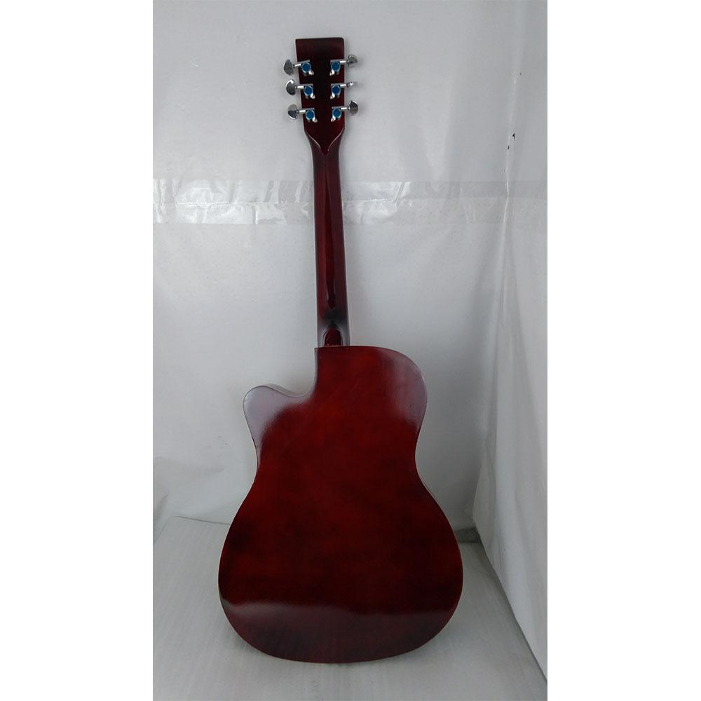 henrix acoustic guitars henrix pro 38 inch 6 string cutaway acoustic guitar - open box b stock