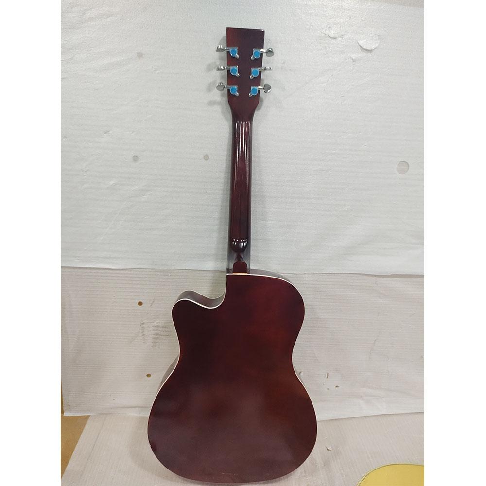 henrix acoustic guitars henrix pro 38 inch 6 string cutaway acoustic guitar - open box b stock