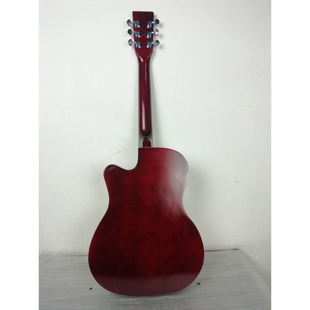 henrix acoustic guitars henrix pro 38 inch 6 string cutaway acoustic guitar - open box b stock #barcode_202101743836