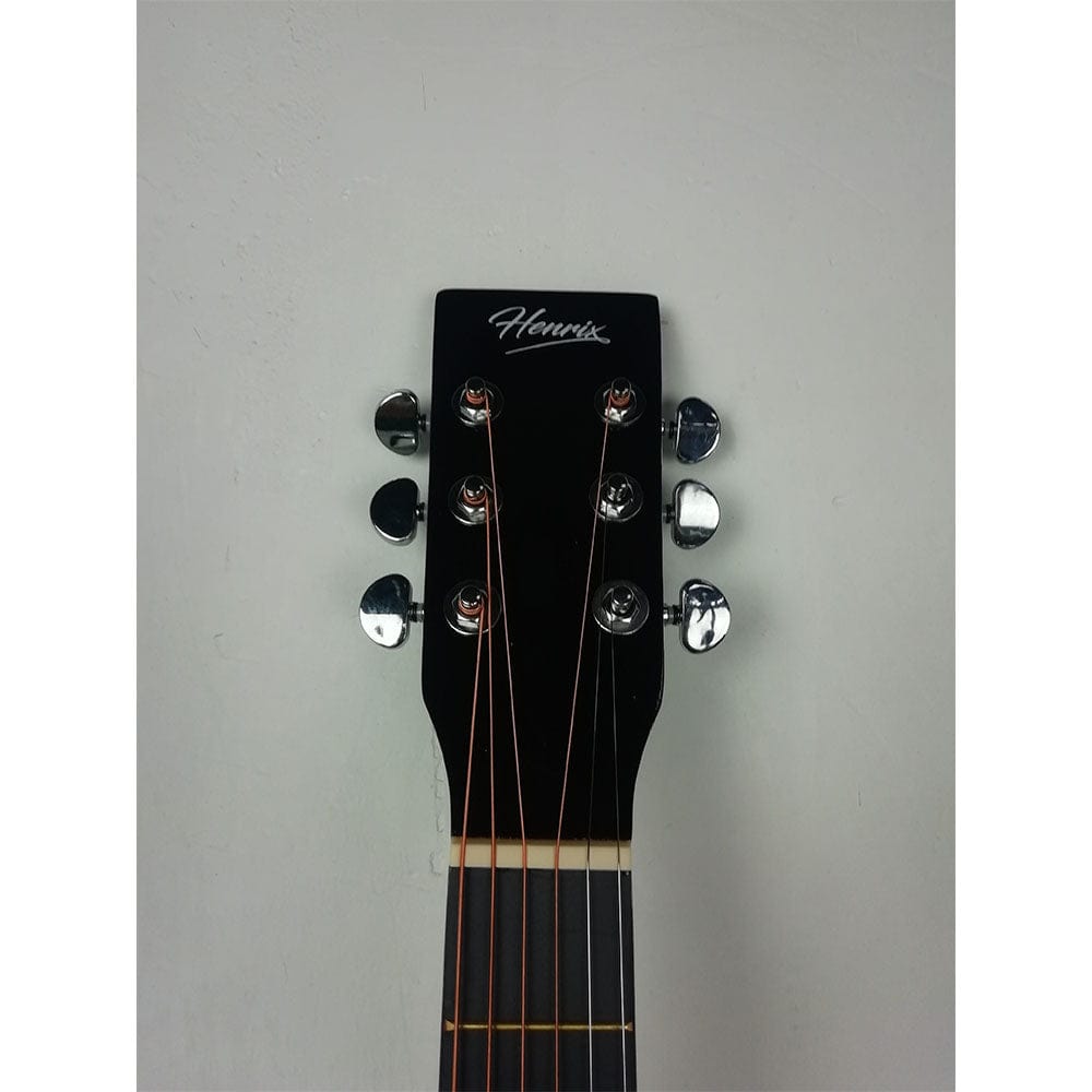 henrix acoustic guitars henrix pro 38 inch 6 string cutaway acoustic guitar - open box b stock #barcode_202101734319