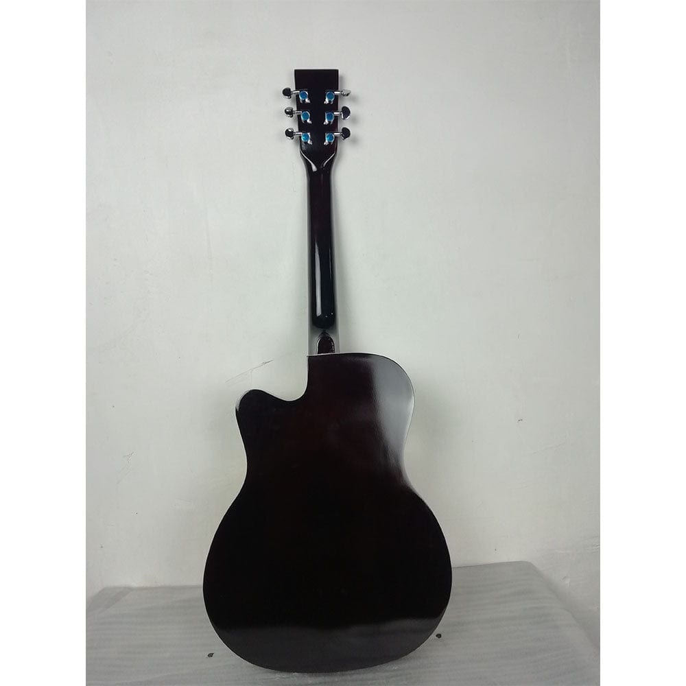 henrix acoustic guitars henrix pro 38 inch 6 string cutaway acoustic guitar - open box b stock #barcode_202101734319