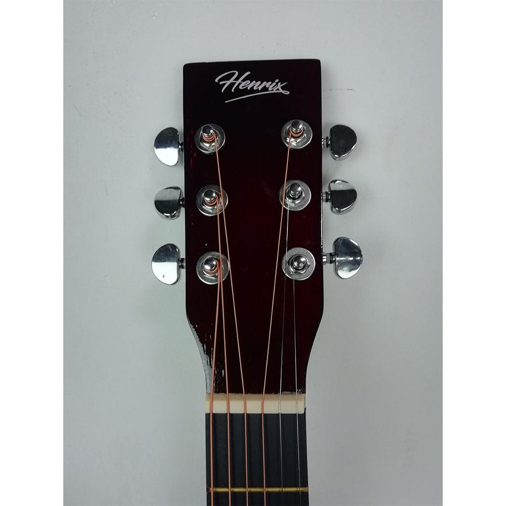 henrix acoustic guitars henrix pro 38 inch 6 string cutaway acoustic guitar - open box b stock #barcode_202101734437