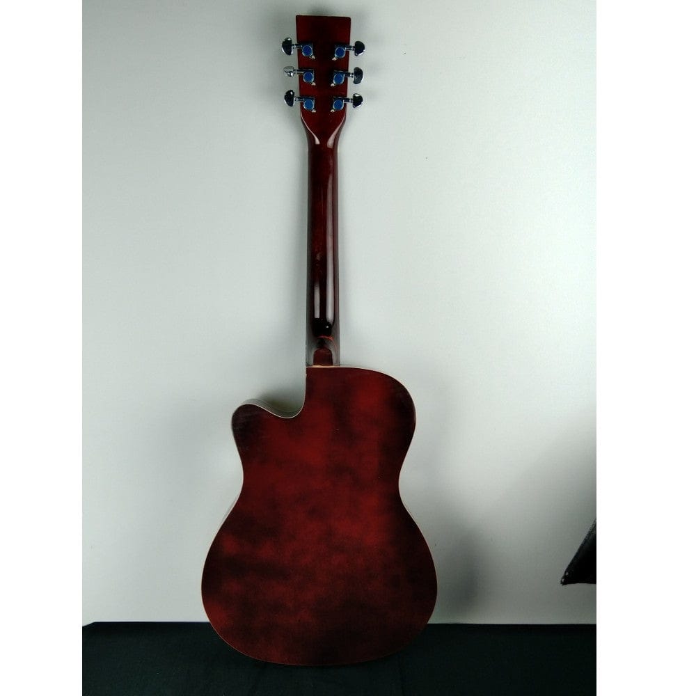 henrix acoustic guitars henrix pro 38 inch 6 string cutaway acoustic guitar - open box b stock #barcode_202101734549