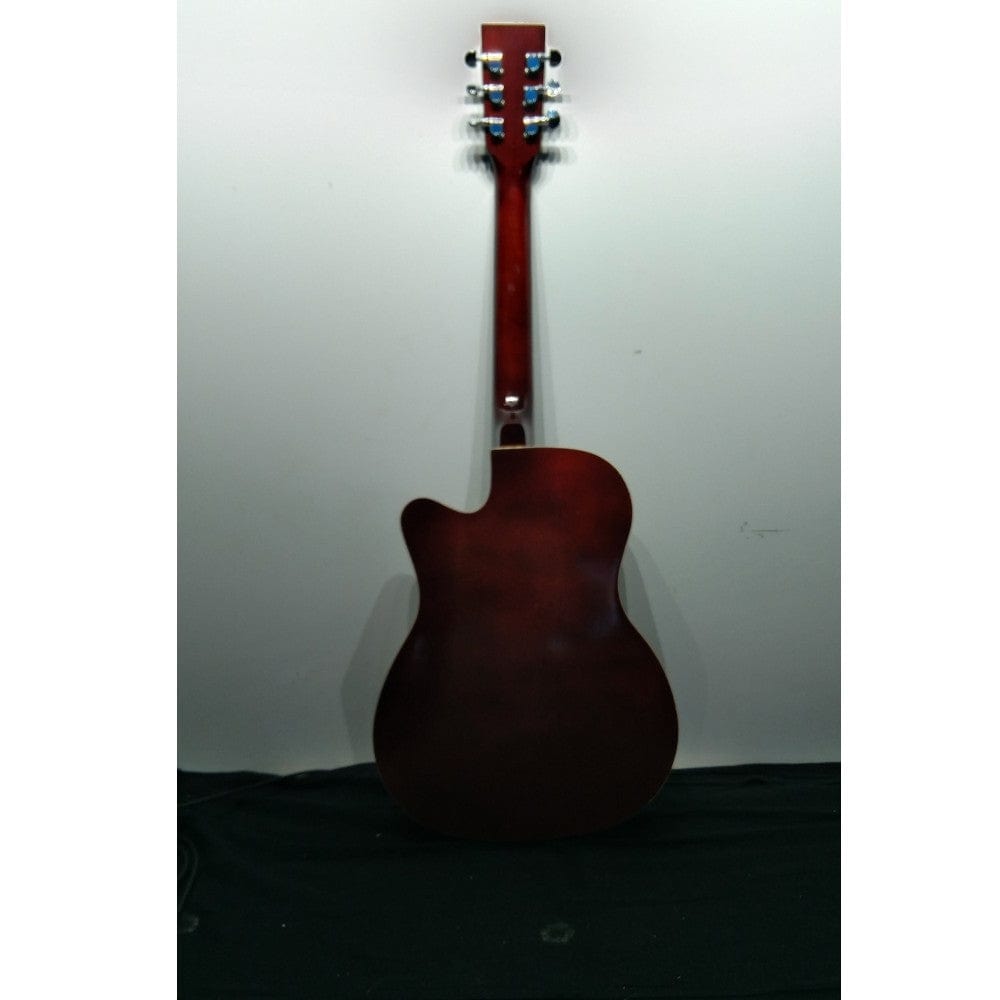 henrix acoustic guitars henrix pro 38 inch 6 string cutaway acoustic guitar - open box b stock #barcode_202101810983