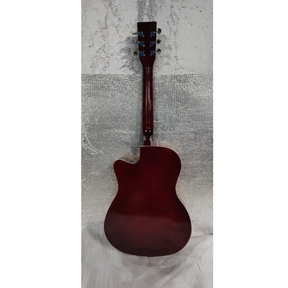 henrix acoustic guitars henrix pro 38 inch 6 string cutaway acoustic guitar - open box b stock #barcode_202101811014