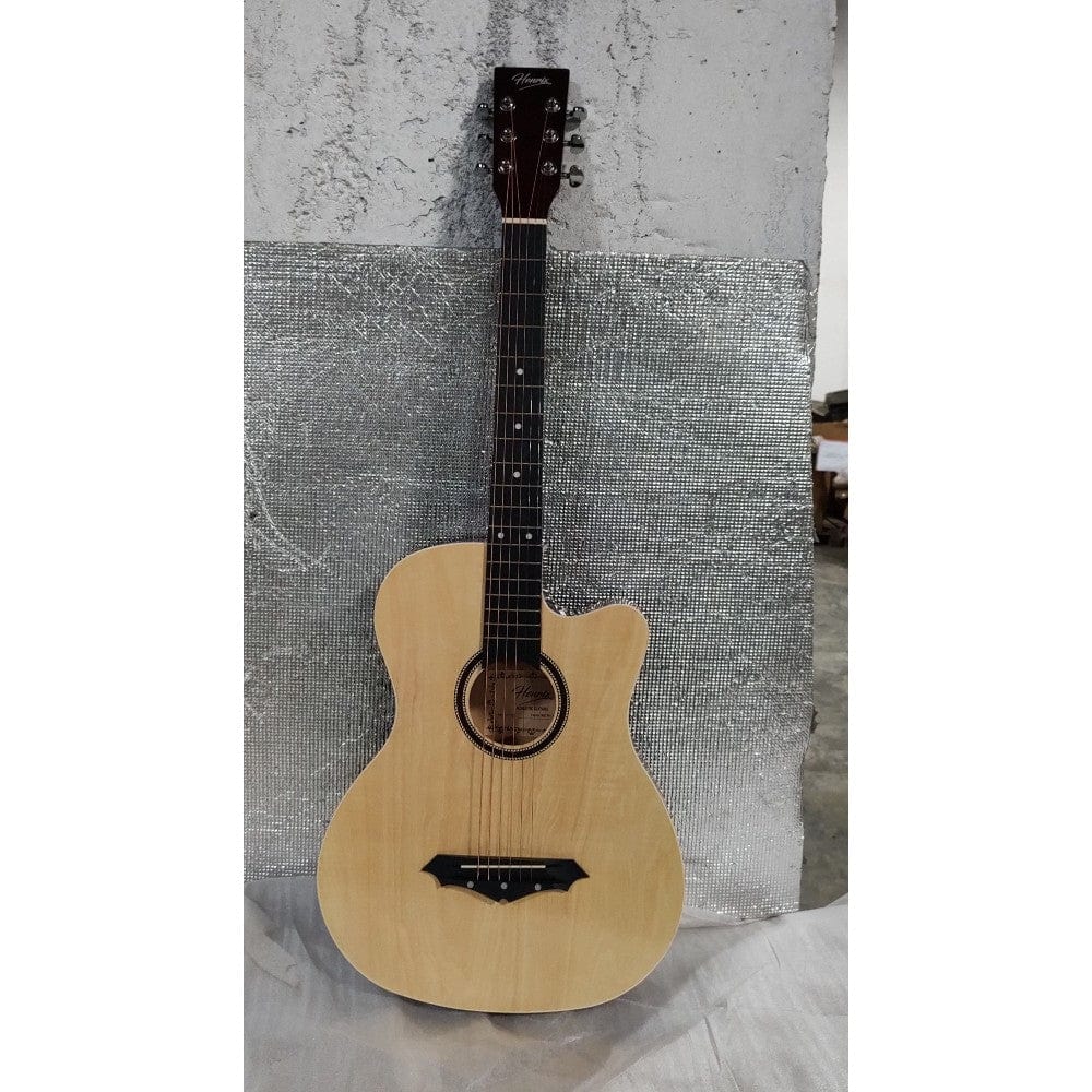 henrix acoustic guitars henrix pro 38 inch 6 string cutaway acoustic guitar - open box b stock #barcode_202101810983