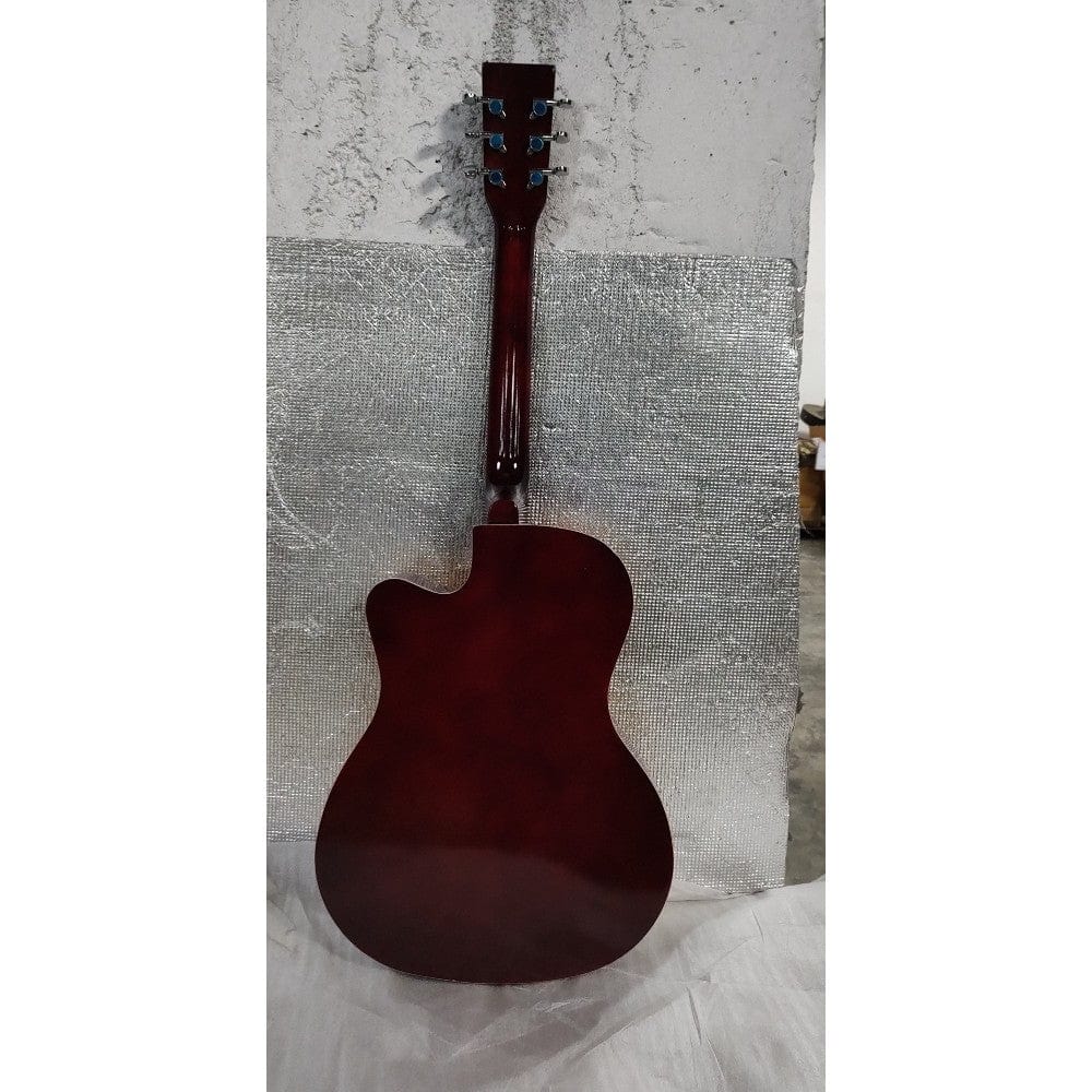 henrix acoustic guitars henrix pro 38 inch 6 string cutaway acoustic guitar - open box b stock #barcode_202101811014