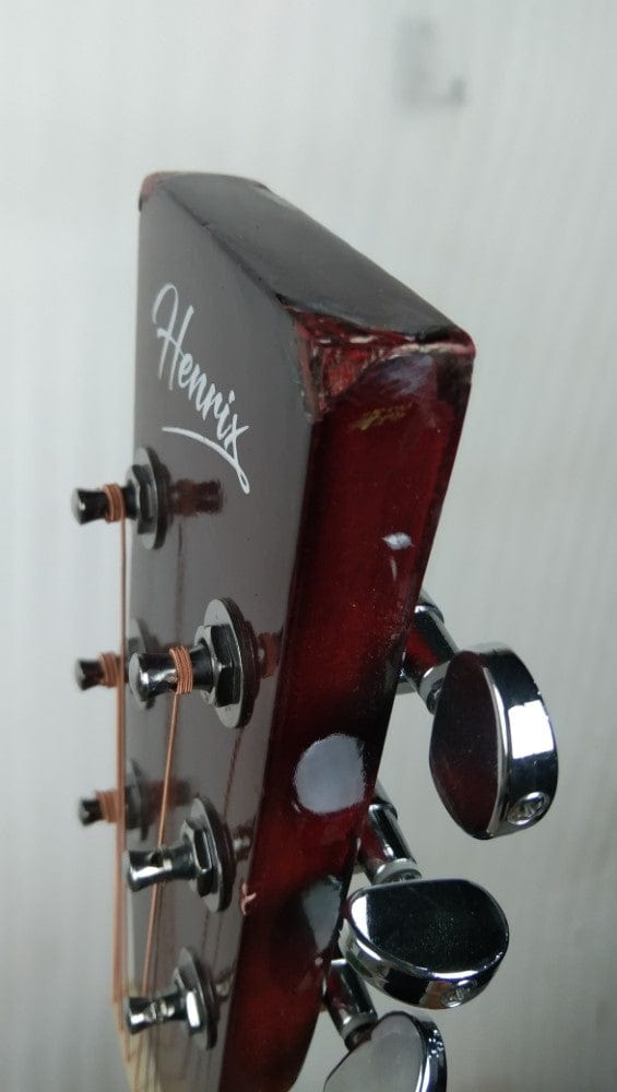 henrix acoustic guitars henrix pro 38 inch 6 string cutaway acoustic guitar - open box b stock #barcode_202101867773