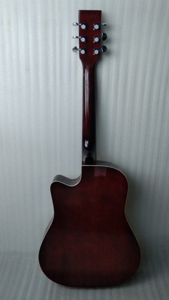 henrix acoustic guitars henrix pro 38 inch 6 string cutaway acoustic guitar - open box b stock #barcode_202301936167