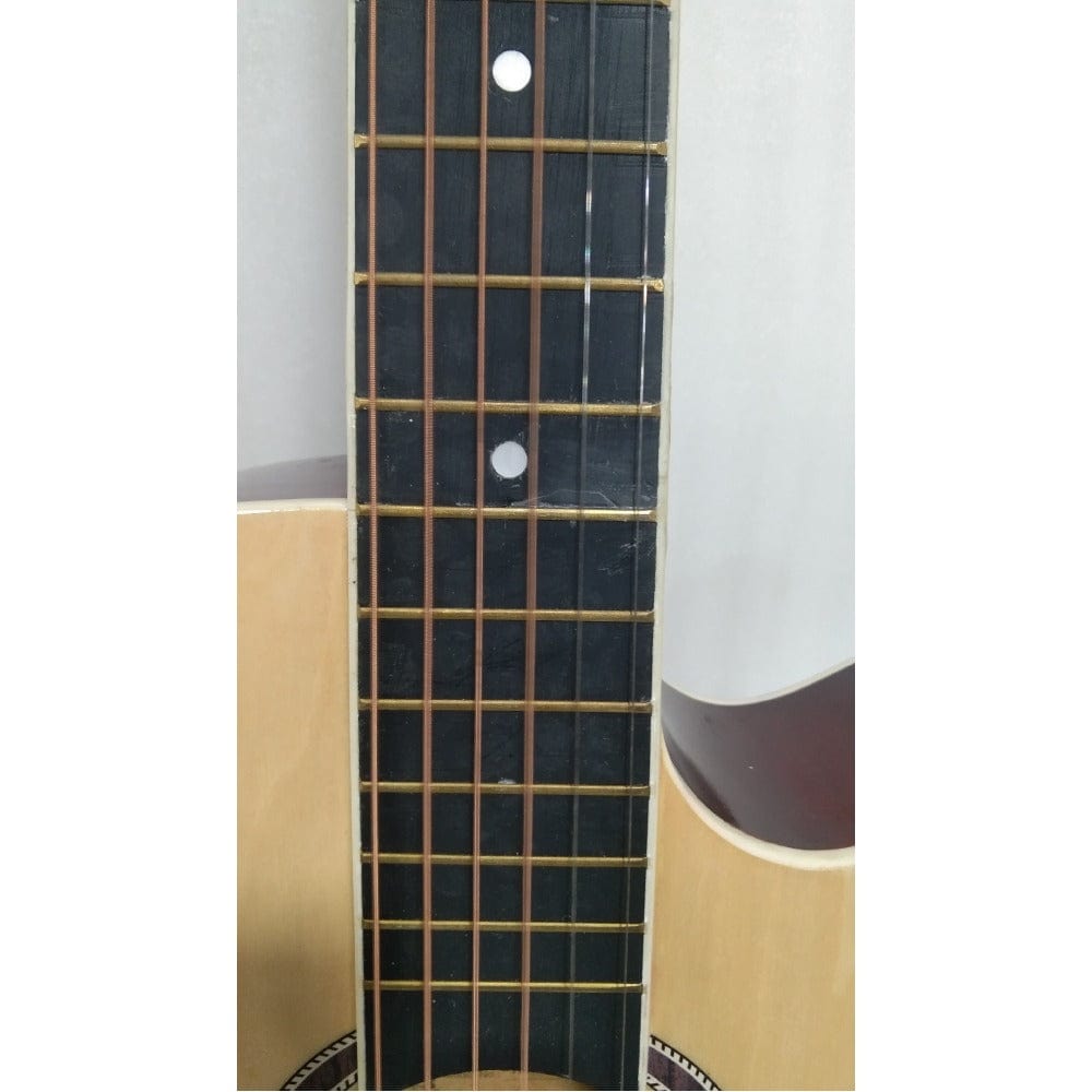 henrix acoustic guitars henrix pro 38 inch 6 string cutaway acoustic guitar - open box b stock #barcode_202301936237