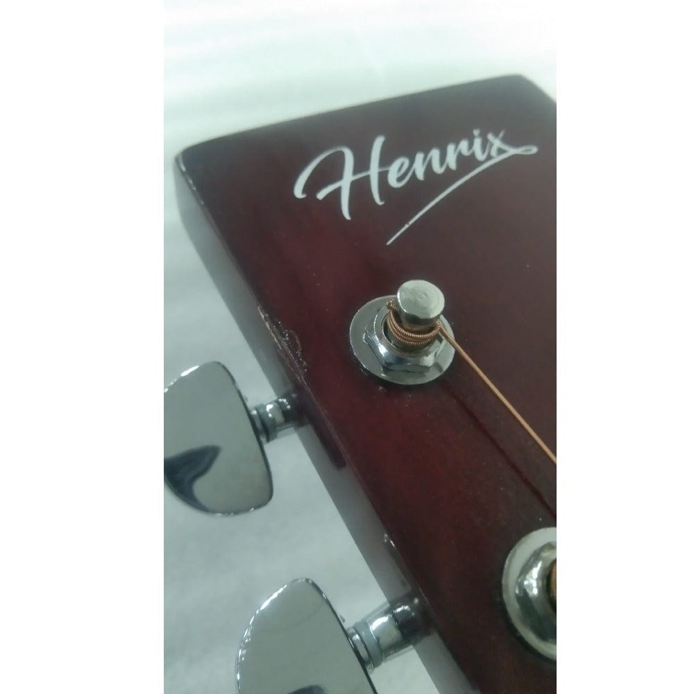 henrix acoustic guitars henrix pro 38 inch 6 string cutaway acoustic guitar - open box b stock #barcode_202301936142