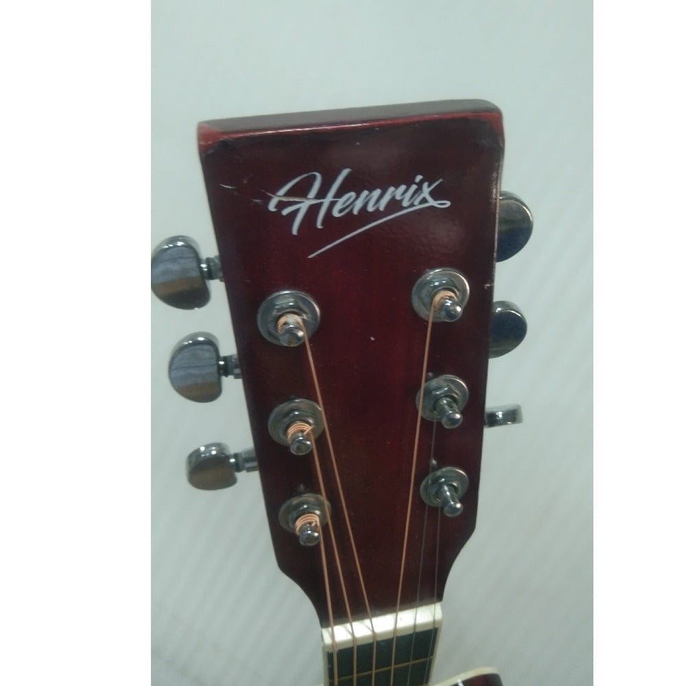 henrix acoustic guitars henrix pro 38 inch 6 string cutaway acoustic guitar - open box b stock #barcode_202301936142