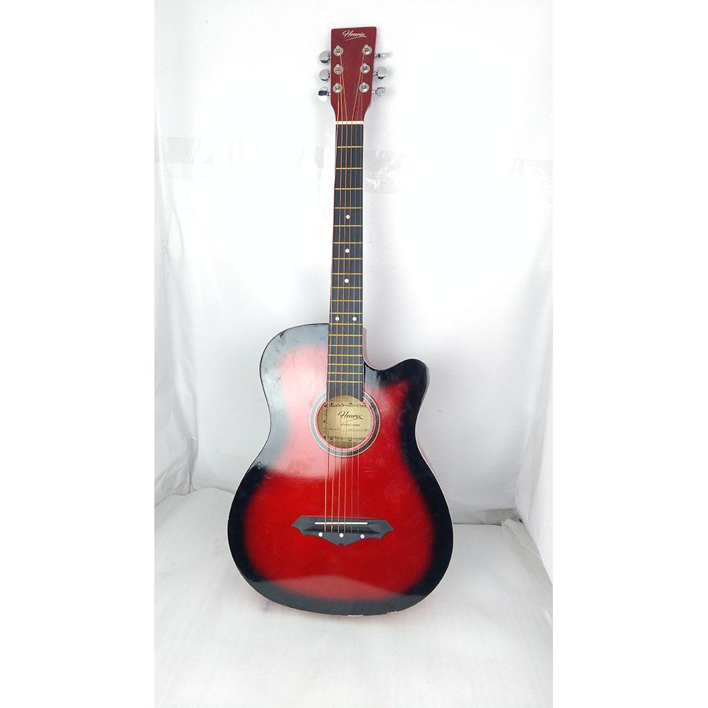 henrix acoustic guitars nonbarcode022 henrix 38c cutaway acoustic guitar - open box b stock #barcode_nonbarcode022