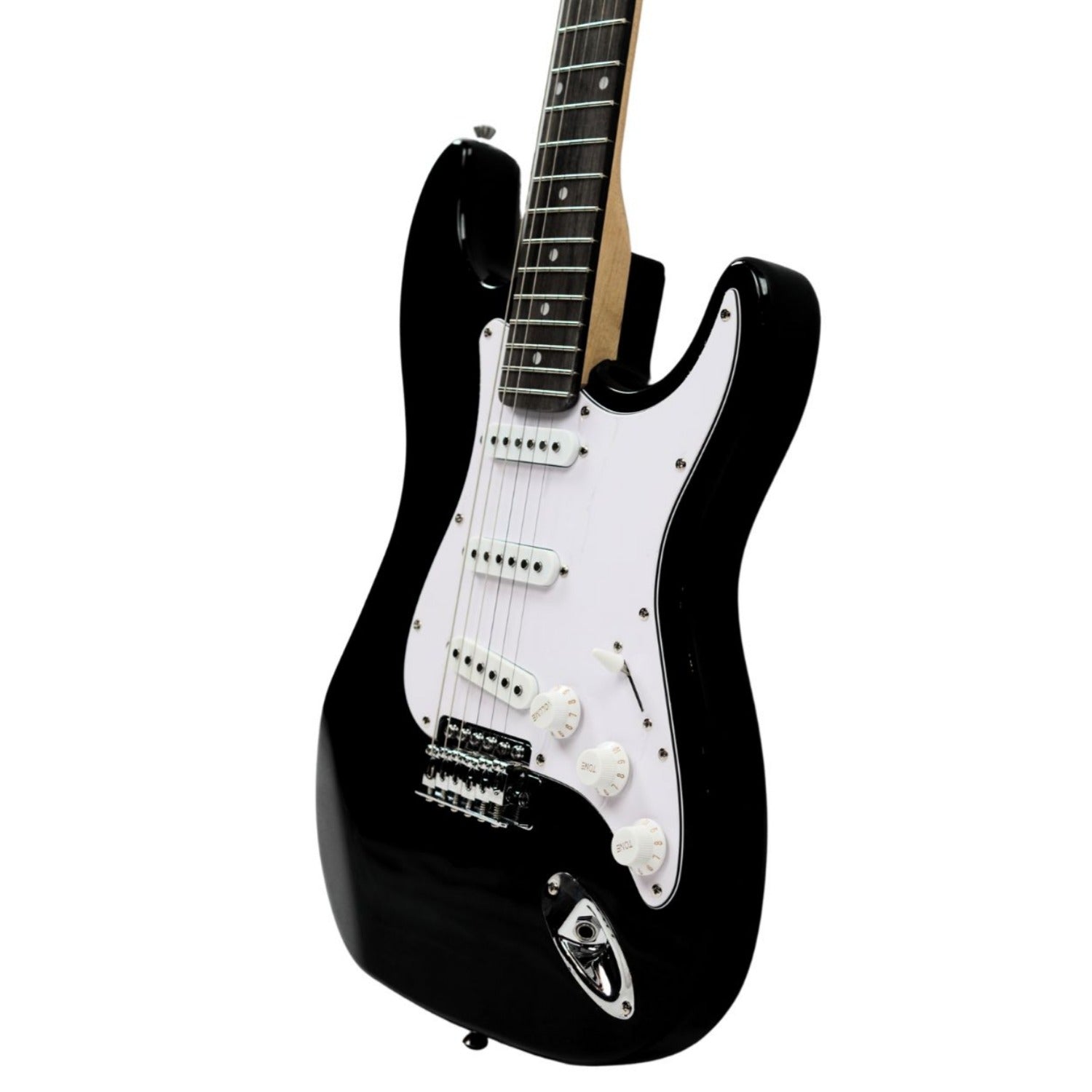 Henrix Electric Guitars Henrix ST 6 String Strat Style Electric Guitar with Amplifier, Gigbag, Tuner, Strap, Picks, Polishing Cloth, Cable & E-Book