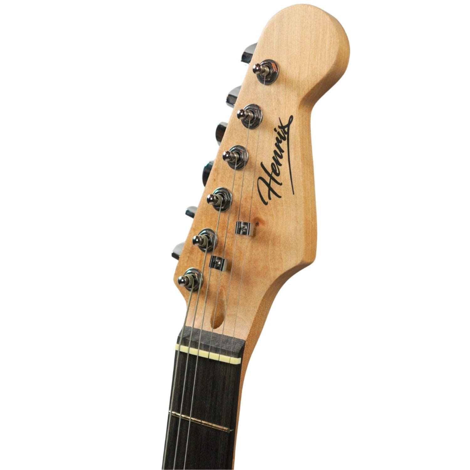 Henrix Electric Guitars Henrix ST 6 String Strat Style Electric Guitar with Amplifier, Gigbag, Tuner, Strap, Picks, Polishing Cloth, Cable & E-Book