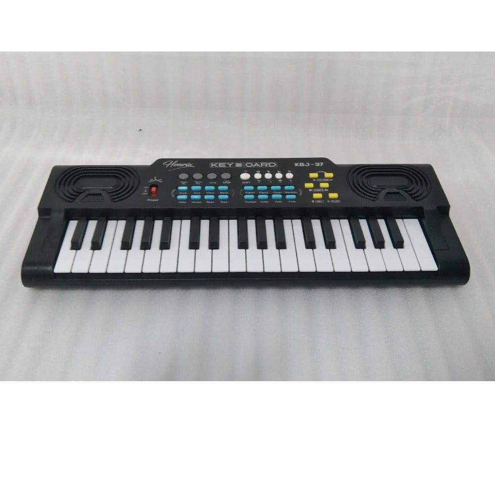 henrix portable keyboards 202301931098 henrix kbj-37 37 key junior keyboard with microphone - open box b stock