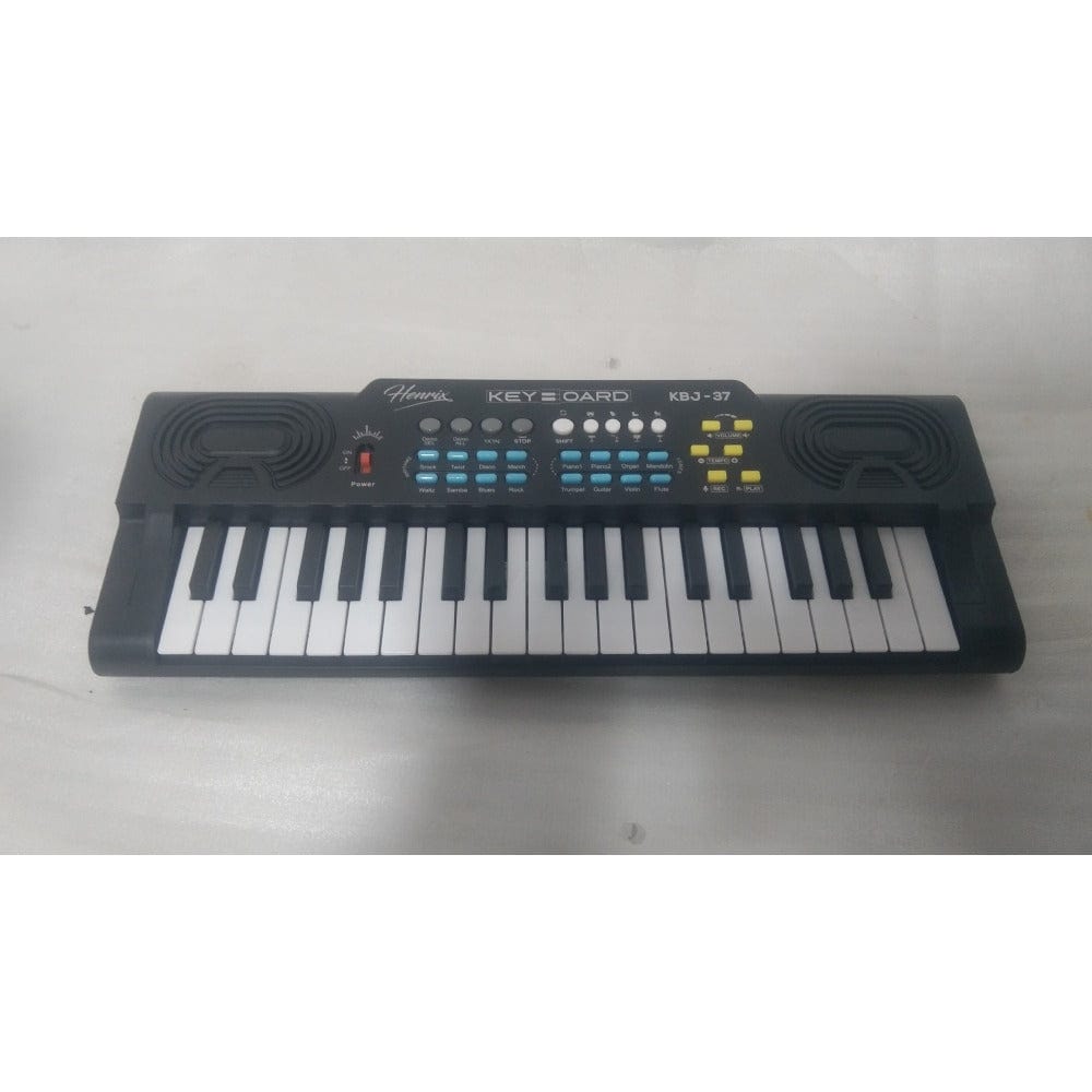 henrix portable keyboards 202401079963 henrix kbj-37 37 key junior keyboard with microphone - open box b stock #barcode_202401079963