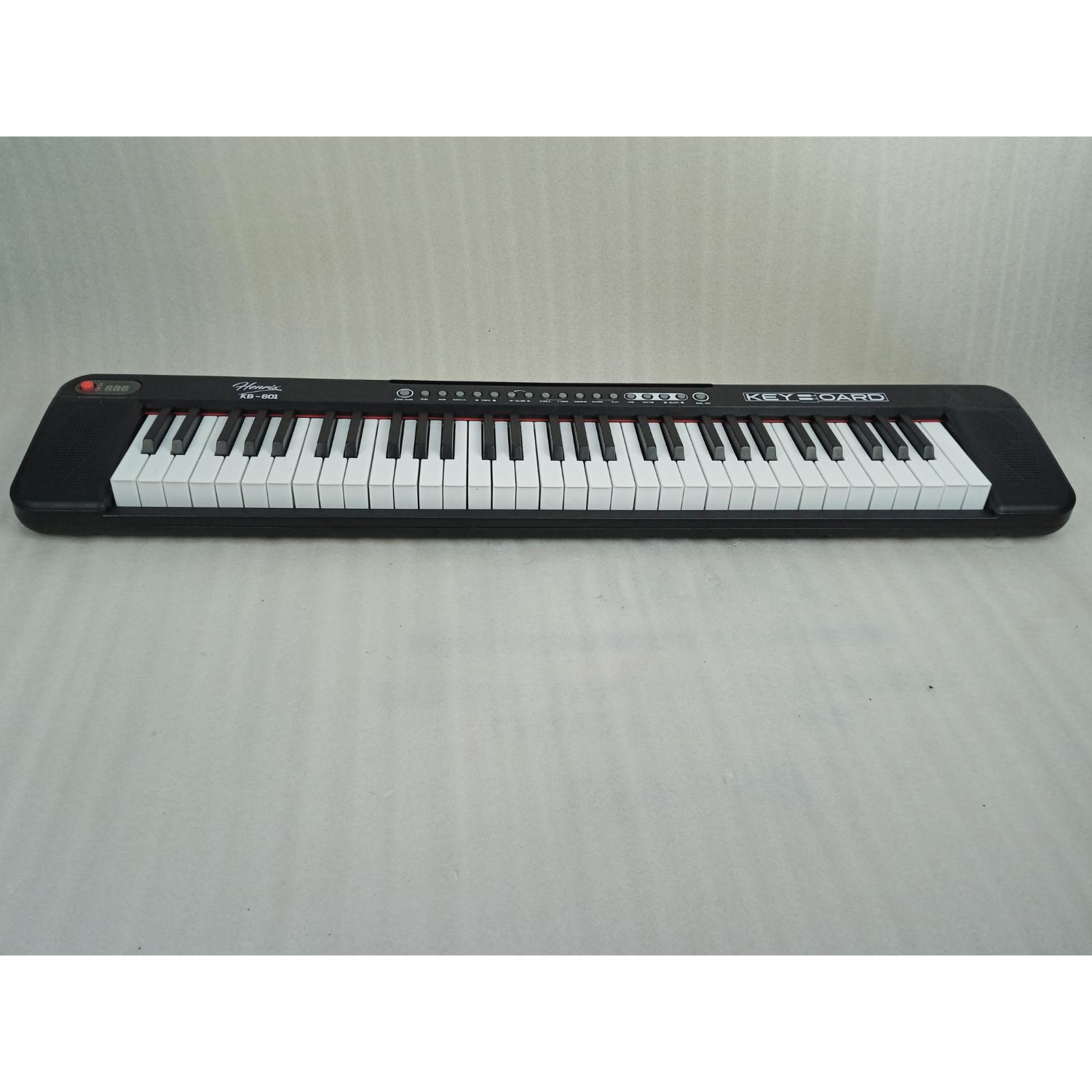 Henrix Portable Keyboards Henrix KB-601 Portable 61 Full Size Keys Keyboard with Adapter and Microphone - Open Box B Stock