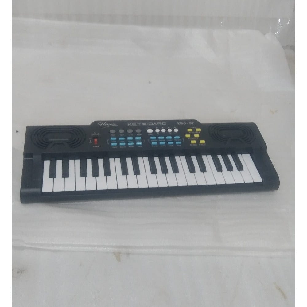 henrix portable keyboards henrix kbj-37 37 key junior keyboard with microphone - open box b stock #barcode_202401079963