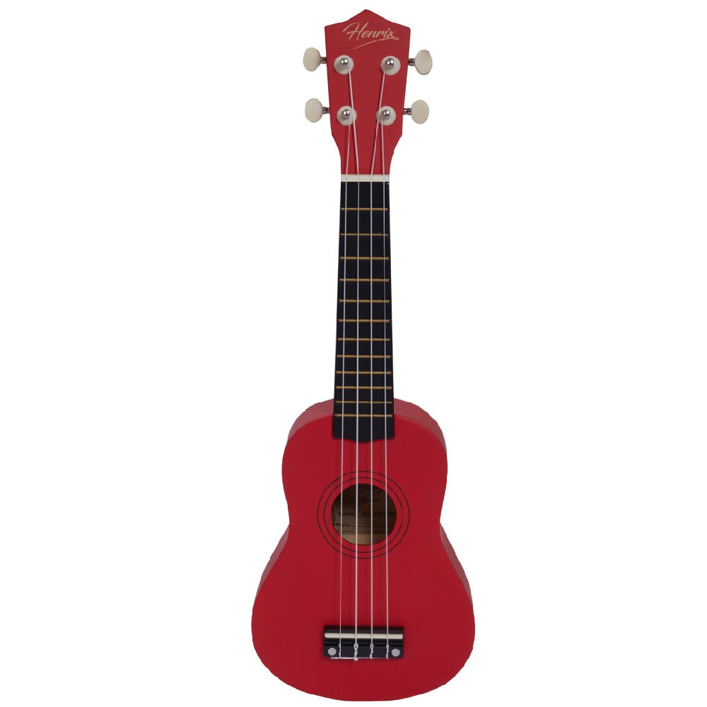 Henrix Soprano Ukuleles Red Henrix Gypsy Series 21 inch Soprano Ukulele