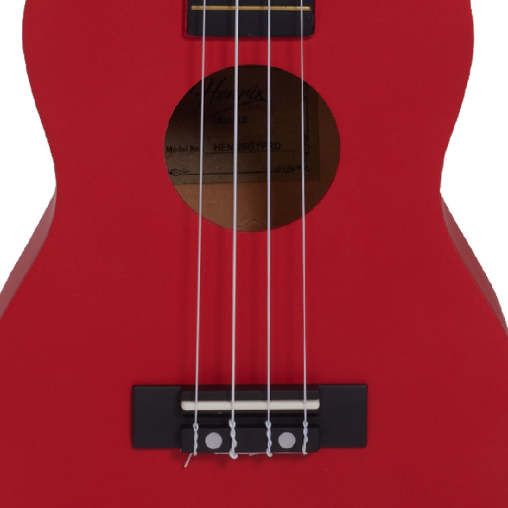 Henrix Tenor Ukuleles Henrix Gypsy Series 26 inch Tenor Ukulele #color_red