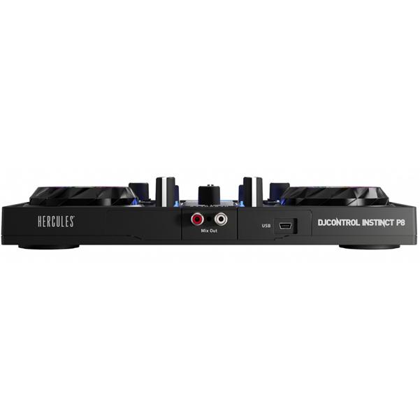 hercules dj dj controller interfaces hercules dj control instinct p8 dj controller #version_p8-party-pack