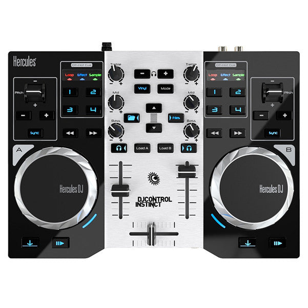 hercules dj dj controller interfaces hercules dj control instinct usb dj controller
