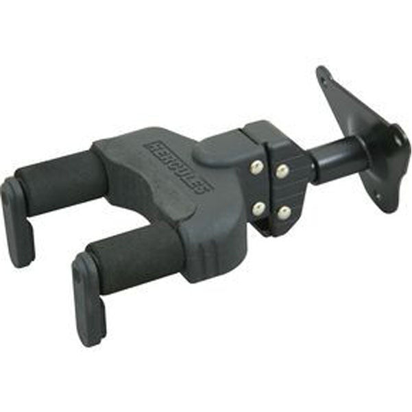 hercules guitar hangers and holders hercules gsp39wb auto grab wall mount guitar hanger