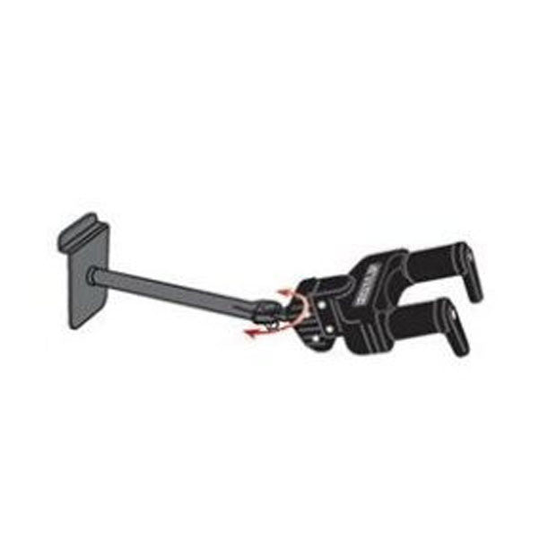 hercules guitar hangers and holders hercules gsp40sb acoustic guitar slatwall hanger