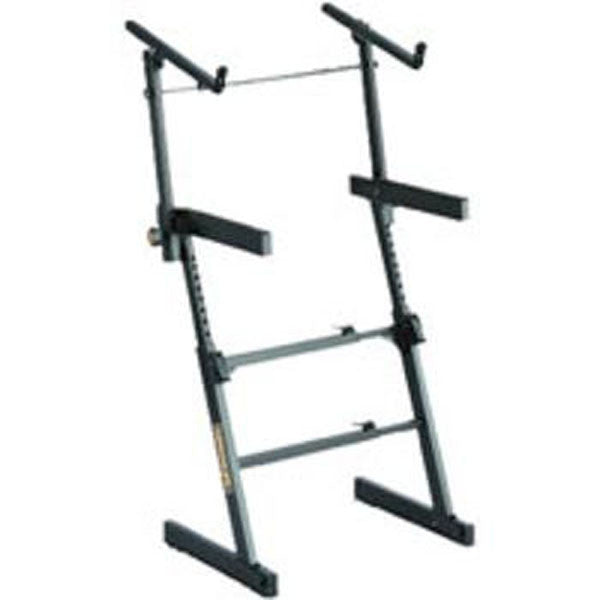 hercules keyboard stands hercules ks410b z-stand double tier keyboard stand with autolock