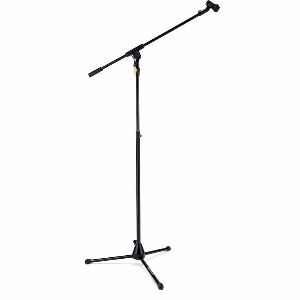 hercules microphone stands hercules ms631b plus tripod with diecast base and boom microphone stand