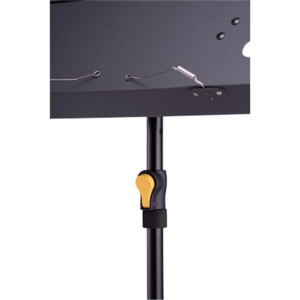 hercules music stands hercules bs408b plus quik-n-ez 3-section music stand with foldable desk