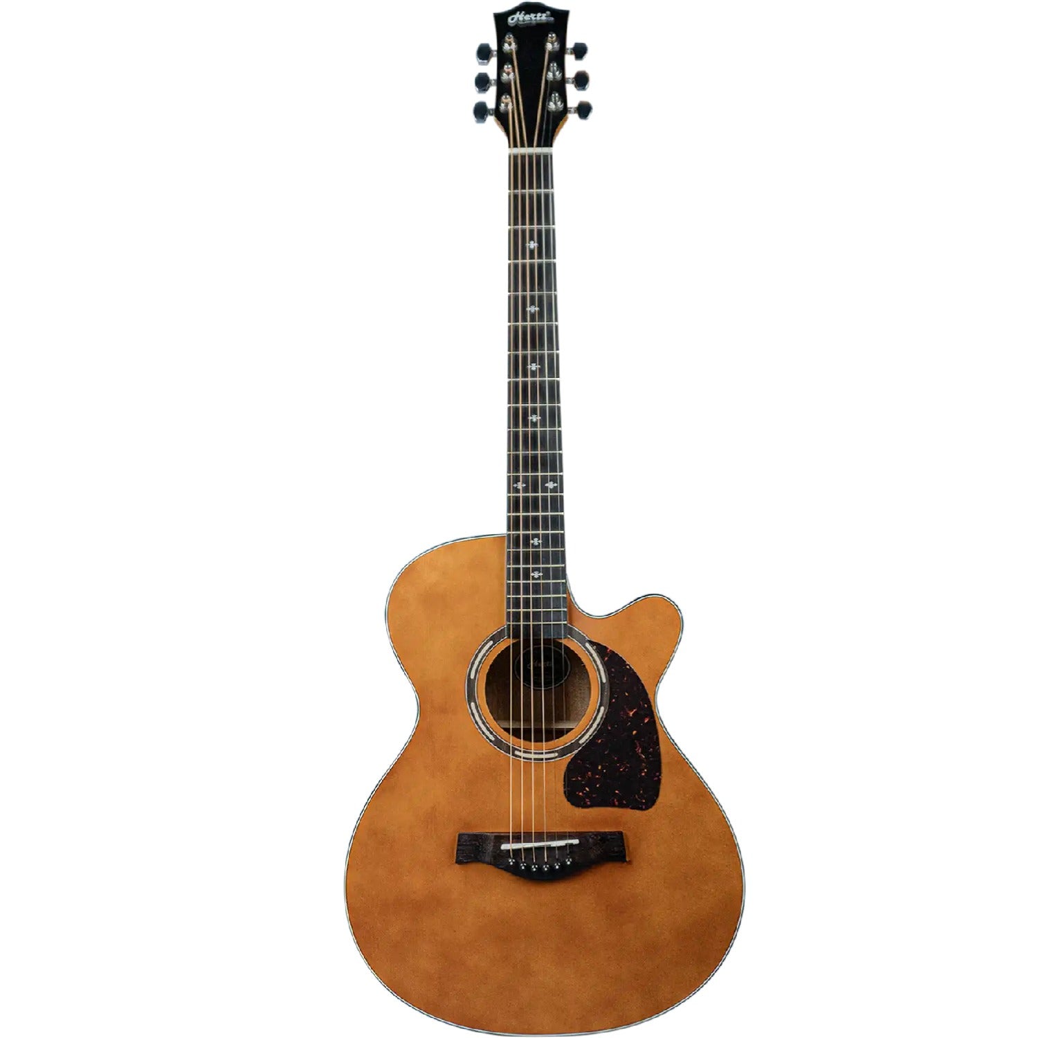 Hertz Electro Acoustic Guitars Red Hertz HZA-3900 6 String Electro Acoustic Guitar #color_red