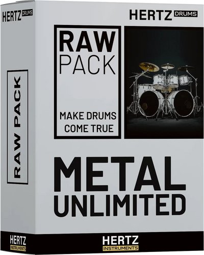 Hertz Metal Unlimited Raw Pack: Drum Sound Pack – Professional Audio Software & Plugin