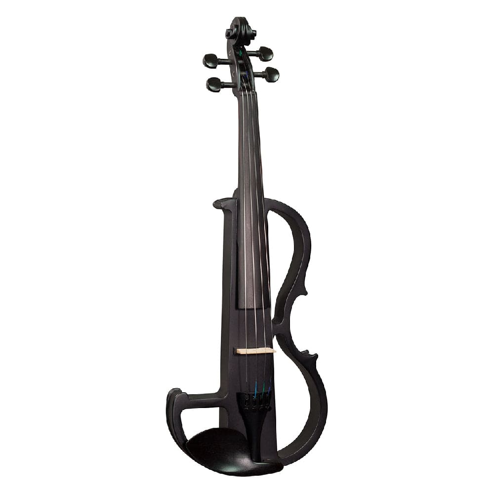 hidersine electric violins black hidersine hev1 4/4 electric violin outfit #color_black