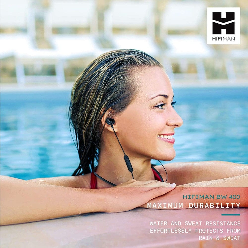 hifiman in-ear neckband headphones hifiman bw400 xtreme bass wireless neckband headphones