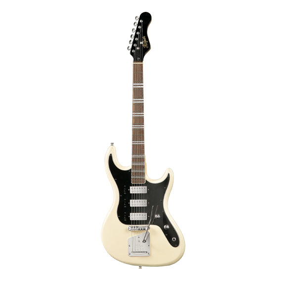 hofner electric guitars hofner hct-glx-w galaxie ct electric guitar - cr̬me white