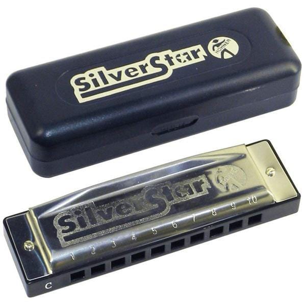 hohner harmonicas hohner m50401x silver star c-harmonica - silver