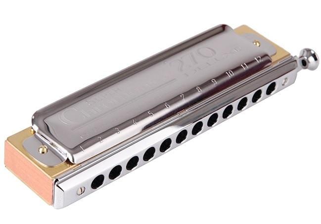 hohner harmonicas hohner m754001 deluxe chromonica key c harmonica