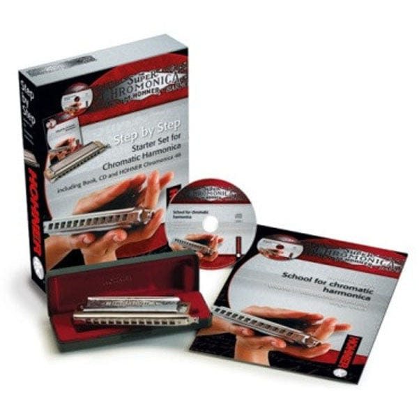 hohner harmonicas hohner me91450 chromonica starter set (learning pack)