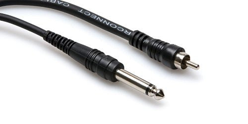 hosa cables and connectors hosa cpr-103 unbalanced cable 1 metre