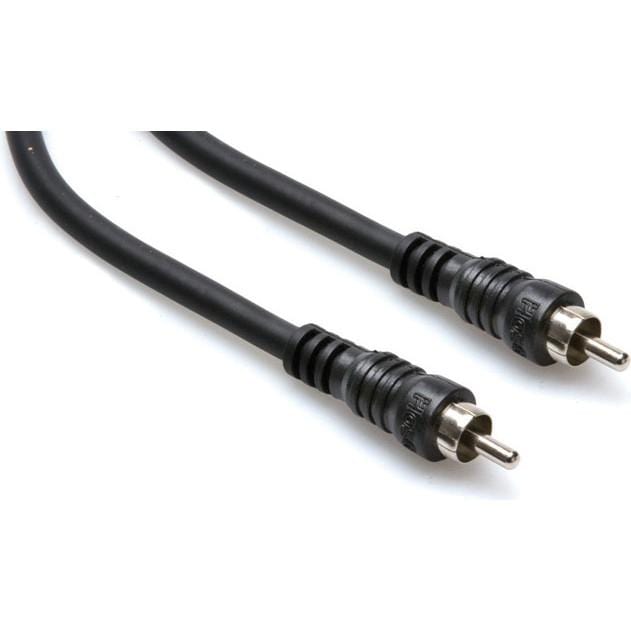 hosa cables and connectors hosa cra-120 rca to rca cable 6 metres
