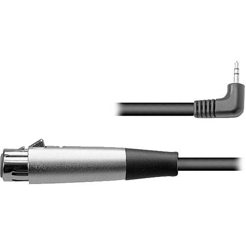 hosa microphone cables hosa mini angled male to 3-pin xlr female cable 15ft