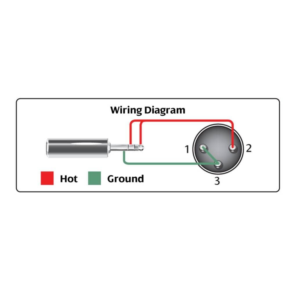 hosa microphone cables hosa xvm105m right angle 3.5 mm trs to xlr3m microphone cable- 5 ft